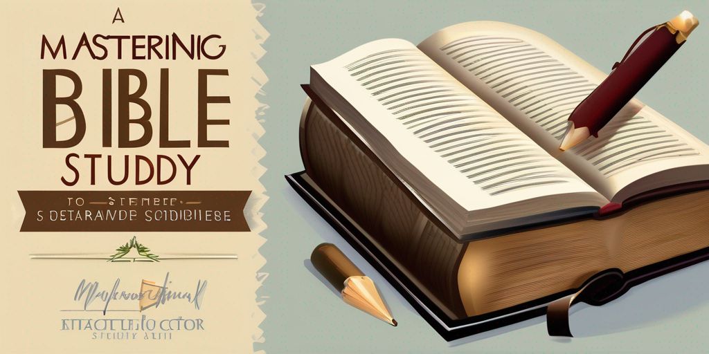 Mastering Bible Study: A Step-by-Step Guide