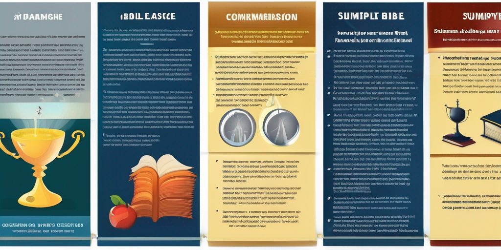 Simplifying Bible Learning: One-Page Summaries for Easy Comprehension