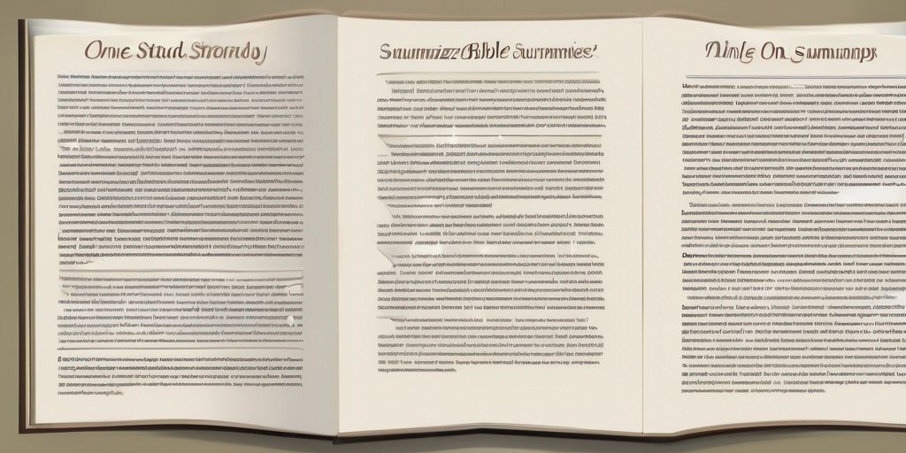 Maximize Your Bible Study Experience with AmazingWords' One-page Summaries