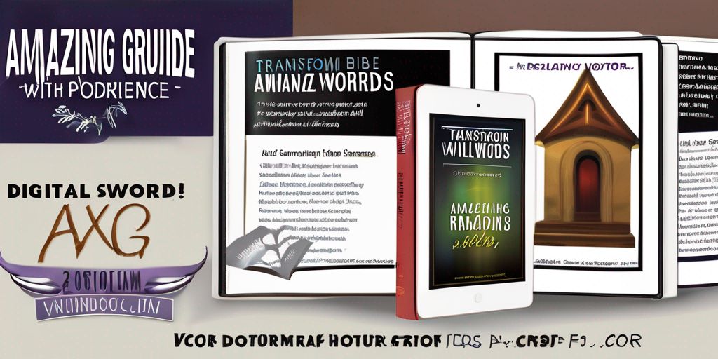 Transform Your Bible Study Experience with AmazingWords' Digital Download Guides
