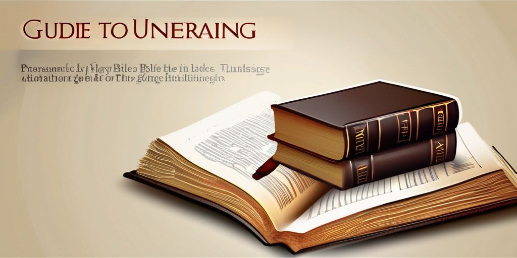 A Guide to Understanding the Bible: Download Study Guides