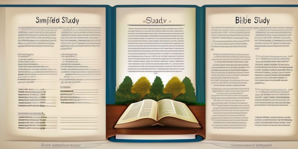 Simplified Bible Study: One-Page Summaries for Easy Learning