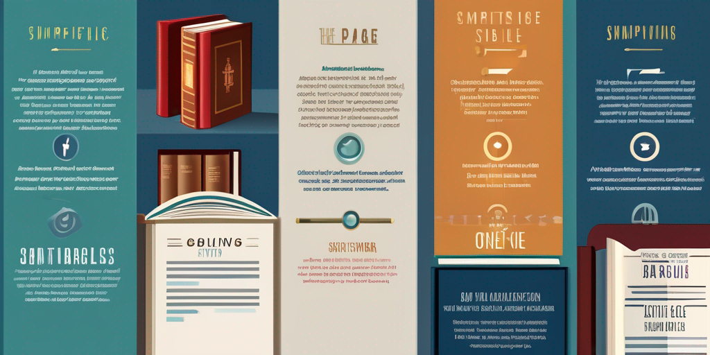 Simplifying the Bible: One-Page Study Guides for Effortless Learning