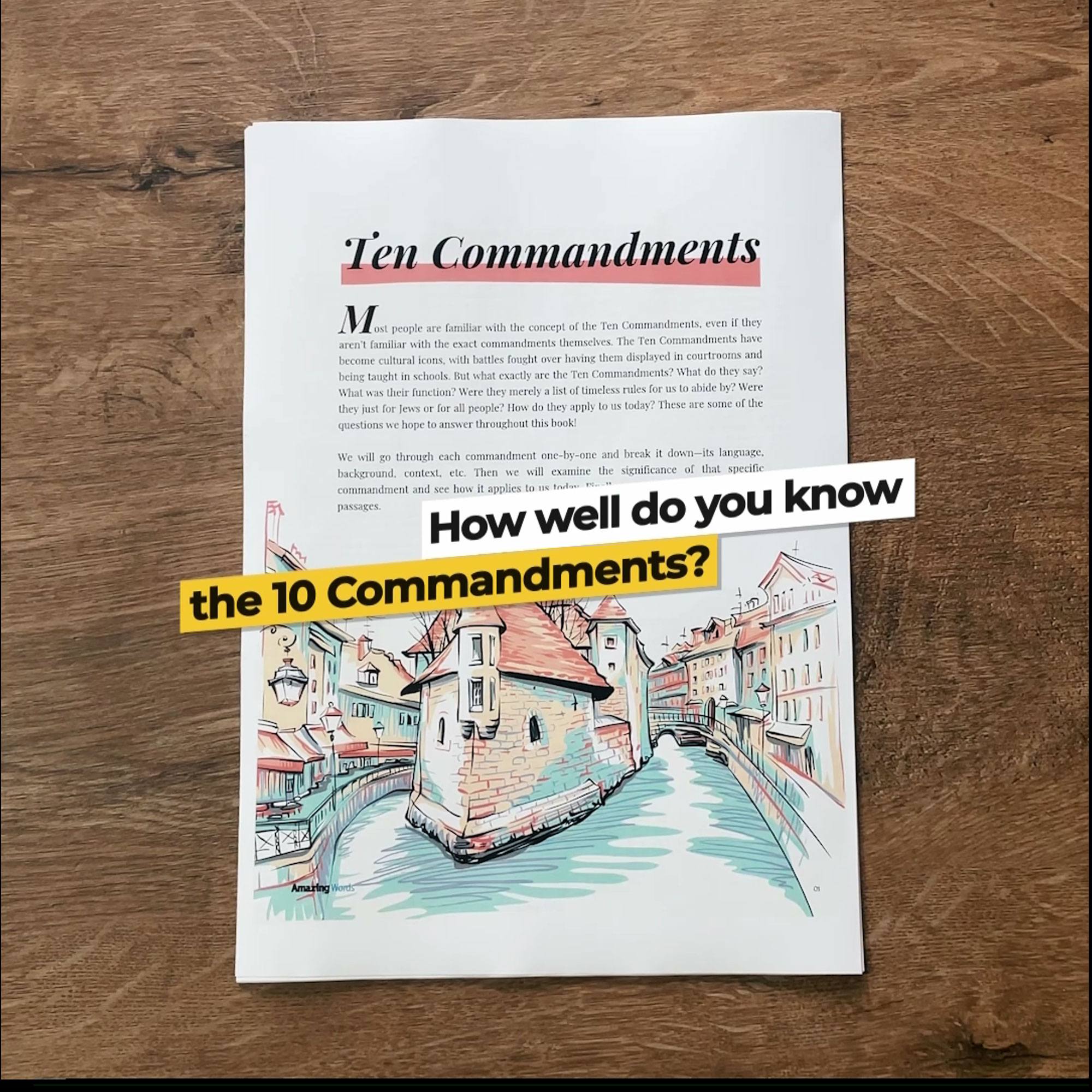 Ten Commandments Explained (PWYC) The 10 Commandments: Made Simple – AmazingWords.com