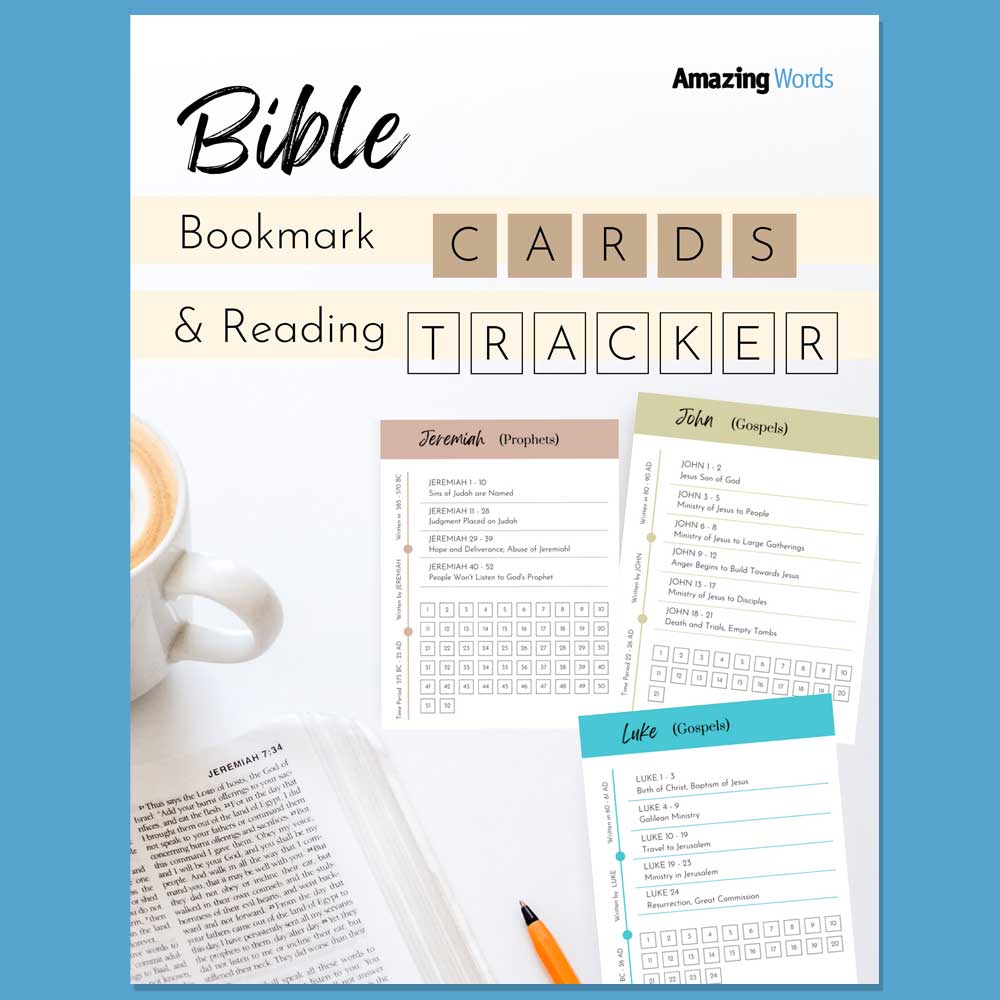 Christian Bookmarks. Instant Download. DIY Printable Bible Study